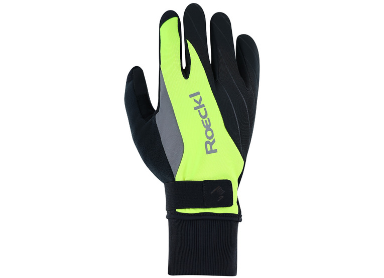 Roeckl Ravensburg 2 winter fietshandschoen fluo geel/zwart unisex