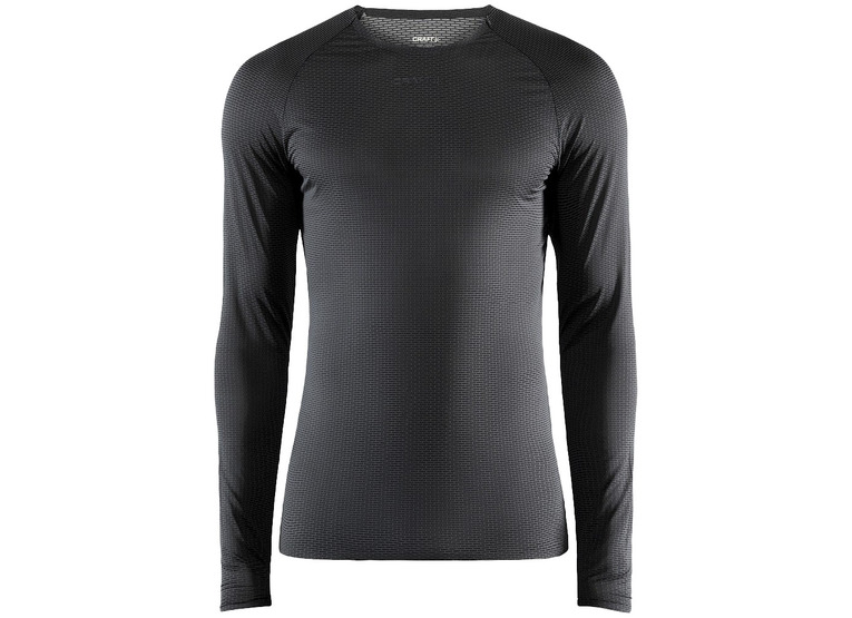 Craft Pro Dry nanoweight LS T-shirt zwart heren