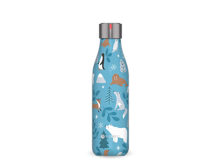 Les Artistes geisoleerde drinkfles 500ml polar