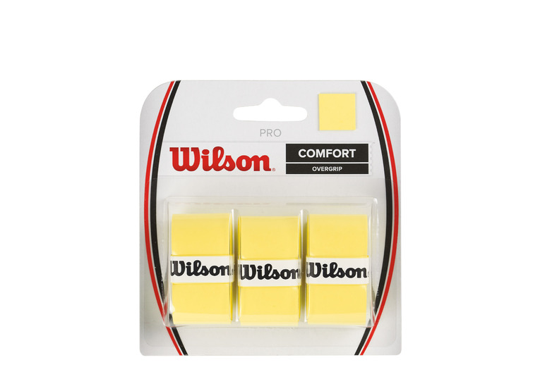Wilson Pro Overgrip 3 pack racketaccessoire Yellow