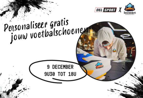 Personaliseer jouw voetbalschoenen.