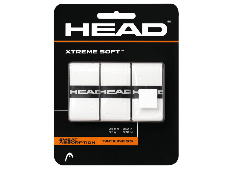 Head Xtreme soft overgrip 3 stuks wit