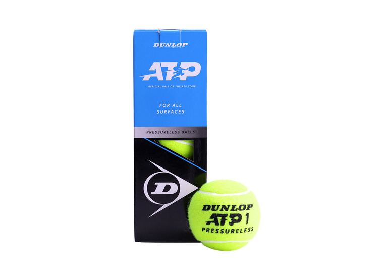 Dunlop ATP pressureless tennisballen 3 stuks