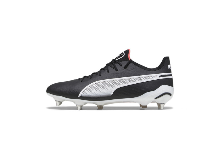 Puma King Ultimate MxSG voetbalschoen zwart/wit/fire orchid