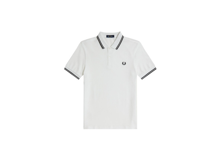 Fred Perry Twin tipped polo wit heren