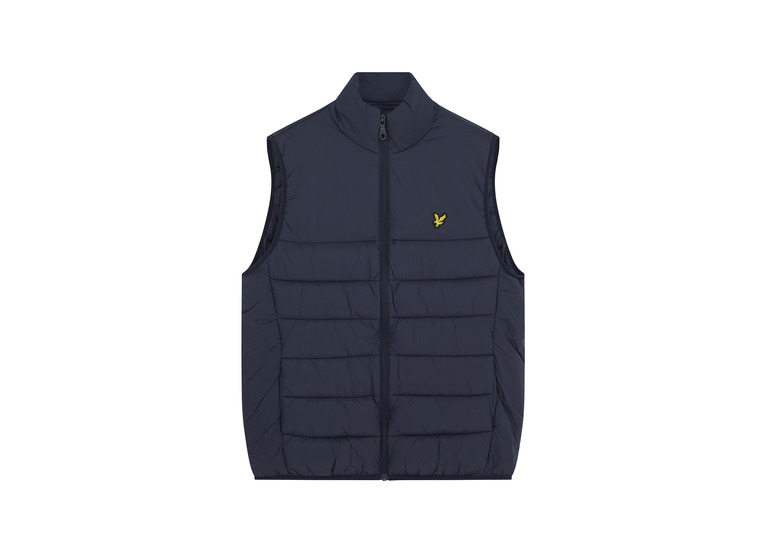 Lyle & Scott baffle gilet  bodywarmer dark navy heren