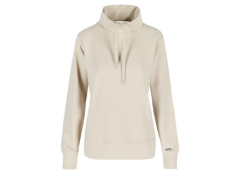 Silvermedal sweater met highneck creme dames