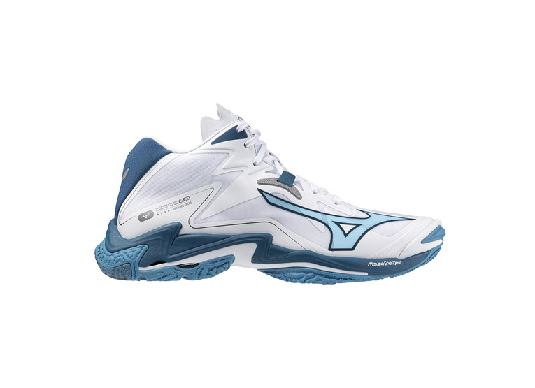 Mizuno Wave Lightning Z8 Mid volleybalschoen wit/sailor blue heren