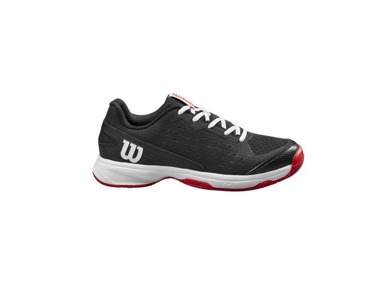 Wilson Rush Pro Jr.tennisschoen zwart/rood/wit KIDS