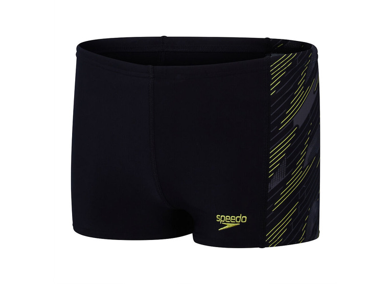 Speedo Eco H-Boom panel zwembroek zwart/lemon drizzle KIDS