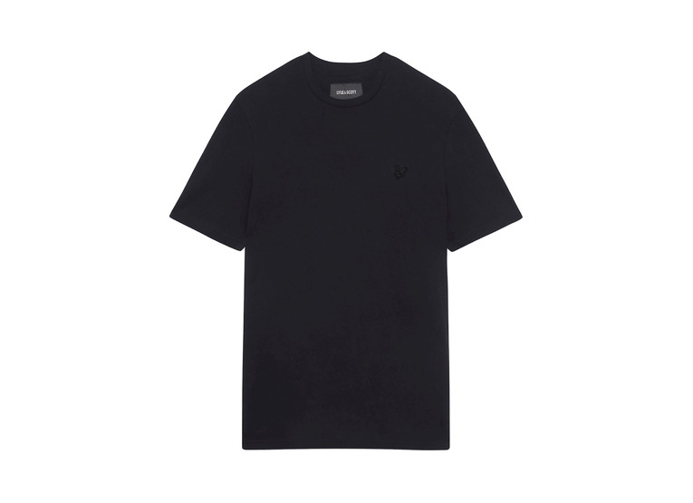 Lyle & Scott Tonal eagle T-shirt zwart heren