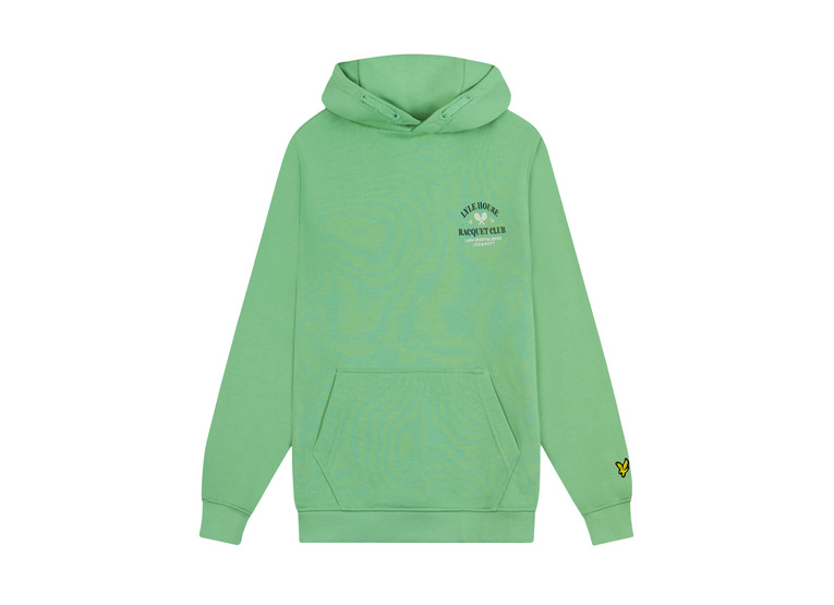 Lyle & Scott hoodie raquet club lawn green KIDS