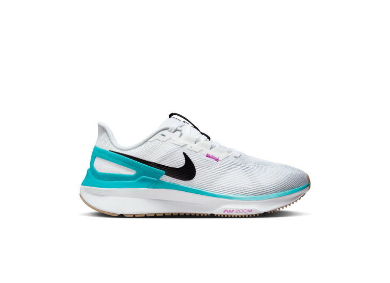 Nike Structure 25 loopschoen wit/pure platinum/dusty cactus dames