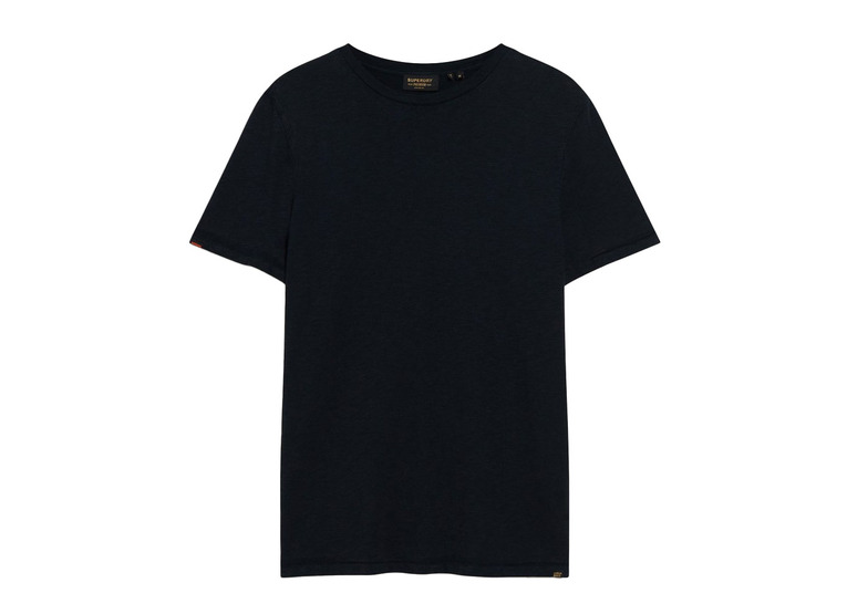 Superdry crew neck slub T-shirt eclipse navy heren