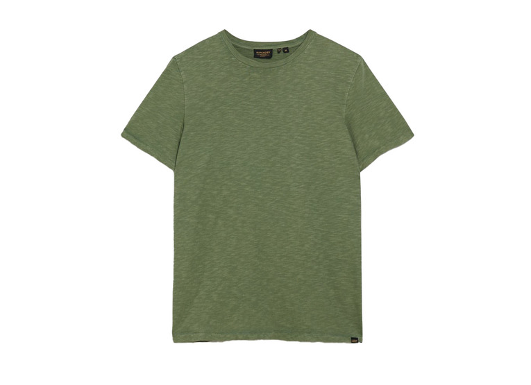 Superdry crew neck slub T-shirt sea spray green heren