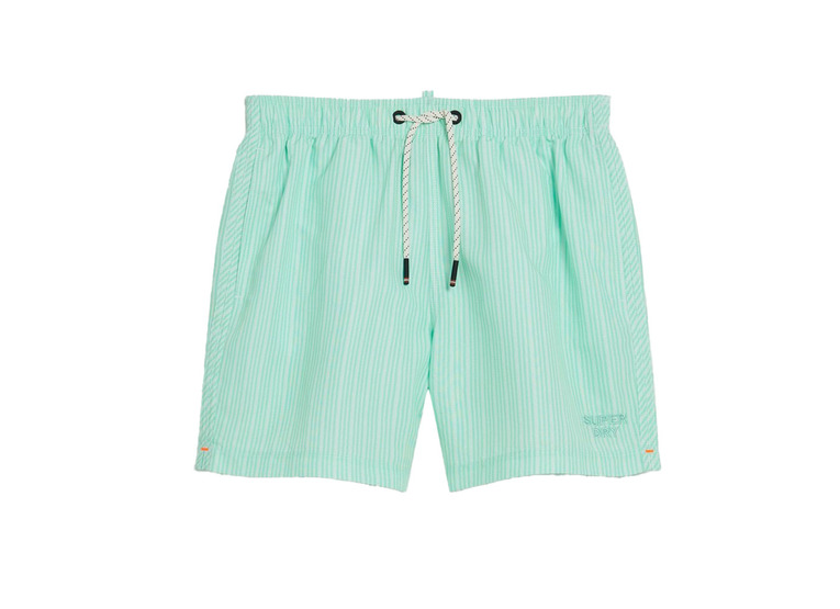 Superdry zwemshort mint stripe print heren