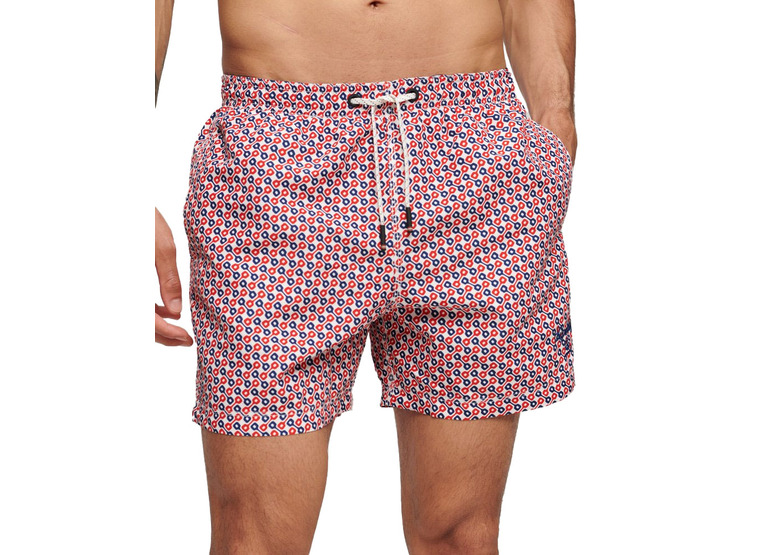 Superdry zwemshort tricolour geo print heren