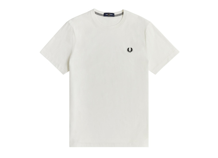 Fred Perry crew neck T-shirt sneeuwwit heren