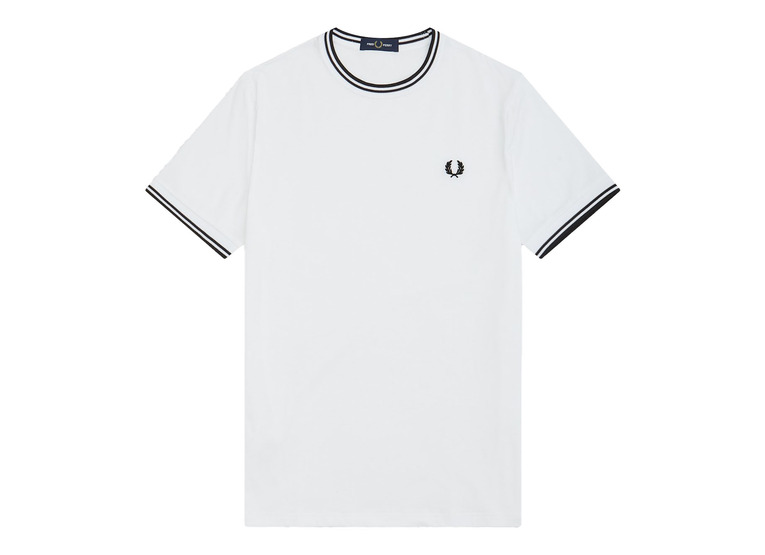 Fred Perry Twin tipped T-shirt wit heren