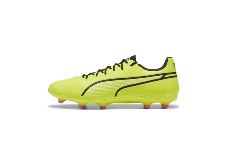 Puma King Pro FG/AG voetbalschoen electric lime/poison pink