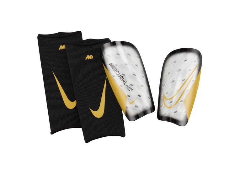 Nike Mercurial Lite scheenbeschermers zwart/met gold