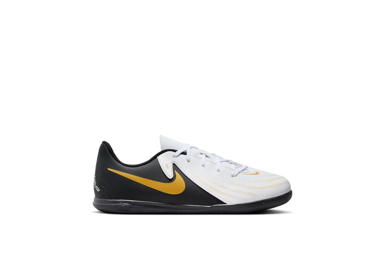 Nike Jr. Phantom GX Club IC voetbalschoen wit/zwart/met gold KIDS
