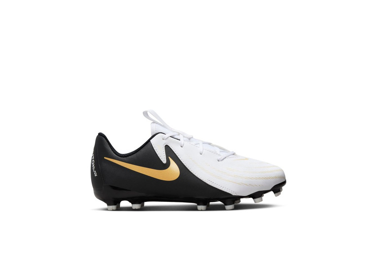 Nike Phantom GX 2 Academy Jr. FG/MG voetbalschoen zwart/wit KIDS