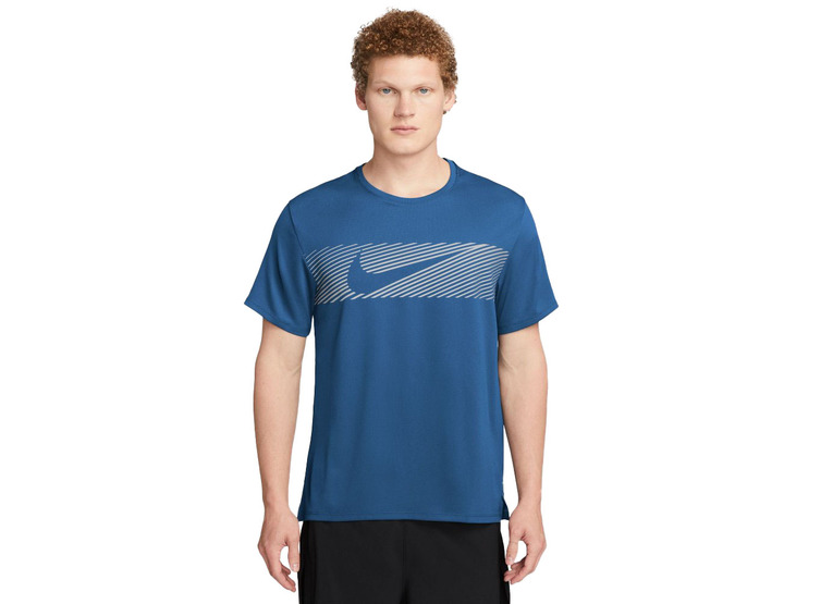 Nike Miler flash Dri-FIT blauw heren