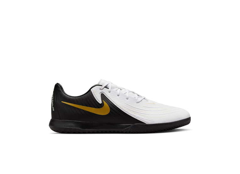 Nike Phantom GX Academy IC voetbalschoen wit/zwart/met gold