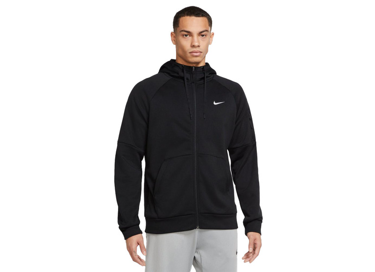 Nike Dri-FIT fitnesstrui met rits zwart heren