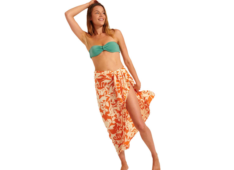 Banana Moon Paco sarong tie-around oranje dames