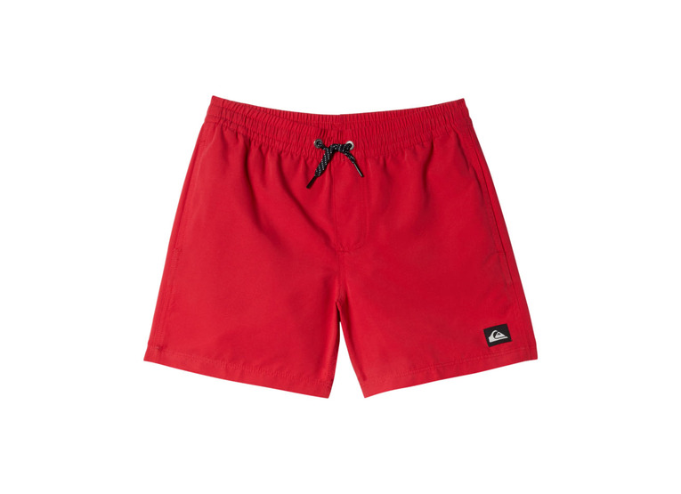 Quiksilver everyday solid volley zwemshort high risk red KIDS