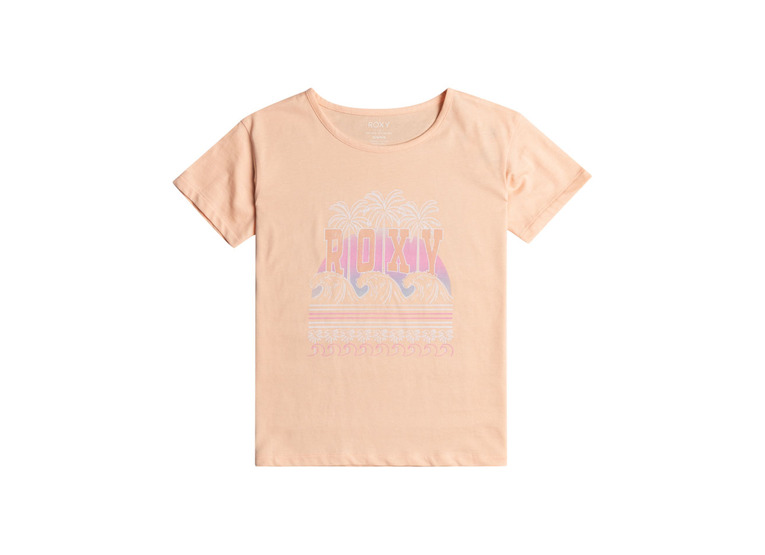 Roxy Purple hearts T-shirt peach parfait meisjes