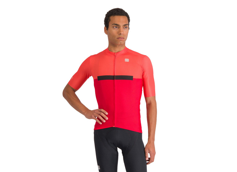Sportful Pista jersey pompelmoes/rood heren