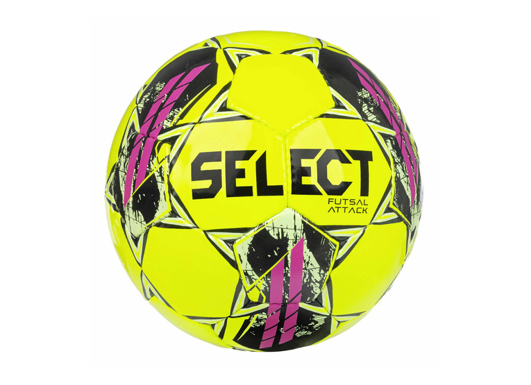 Select futsal attack shiny voetbal geel
