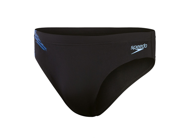 Speedo Eco+ 7cm tech panel zwembroek zwart/blauw heren