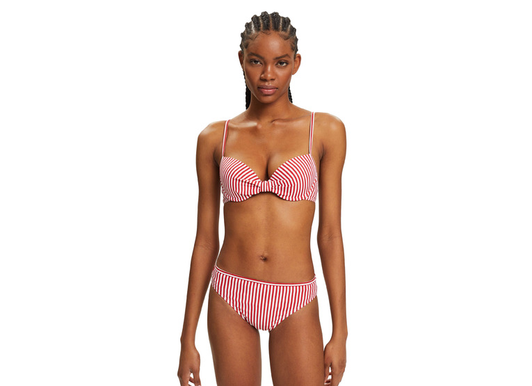 Esprit Silvance beach SSN Npad bikini rood/wit dames