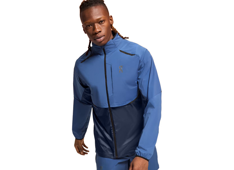 On Weather jacket denim/navy heren