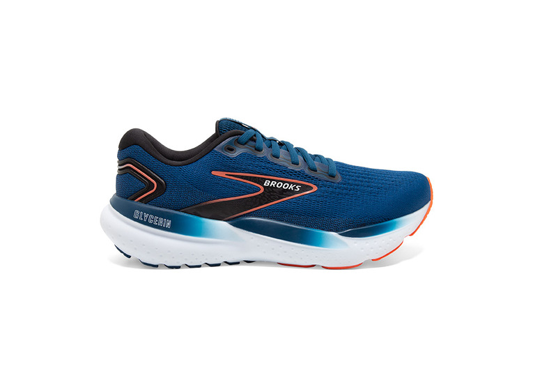 Brooks Glycerin 21 loopschoen blue opal/zwart/nasturtium heren