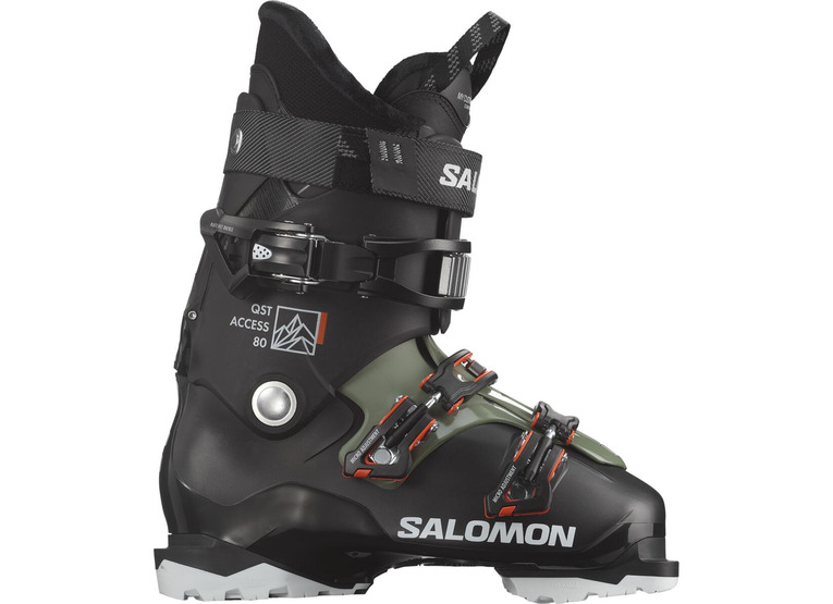 Salomon QST Access 80 GW skischoen zwart/oil green/beluga heren