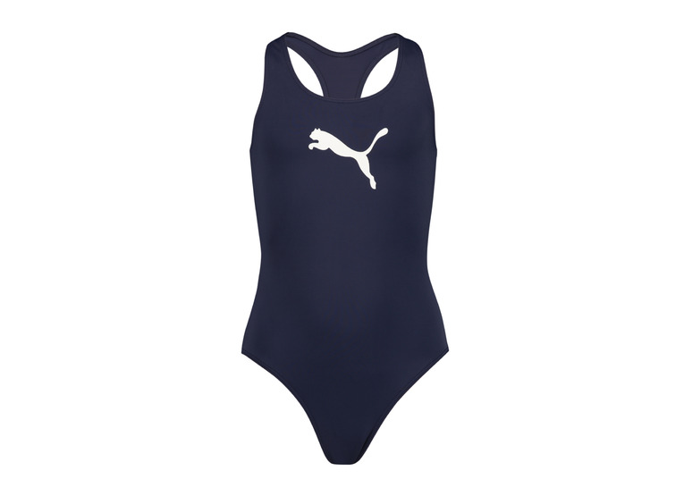 Puma Swim racerback badpak navy meisjes