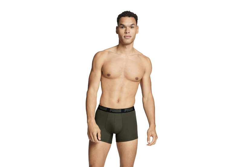 Puma men everyday basic boxers forest night tonal 2-pack heren