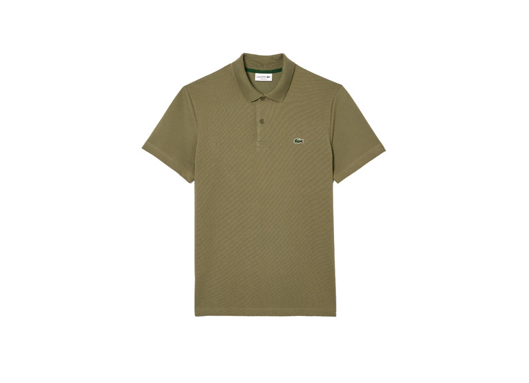 Lacoste regular fit poloshirt kaki heren