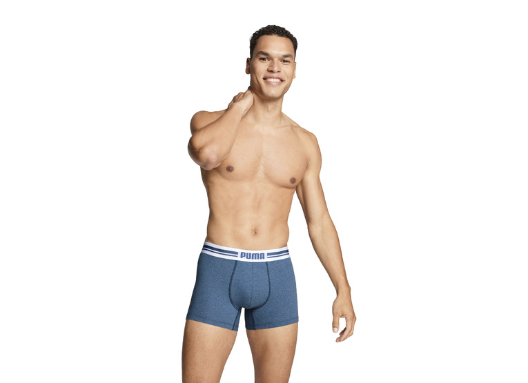 Puma everyday placed logo boxers denim 2-pack heren
