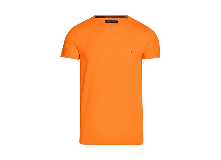 Tommy Hilfiger stretch slim fit T-shirt rich ochre heren