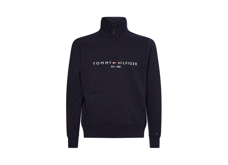 Tommy Hilfiger sweatshirt met ritskraag desert sky heren