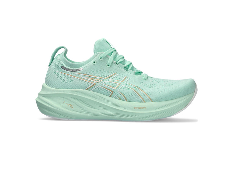 Asics gel-nimbus 26 loopschoen mint tint/pale mint dames