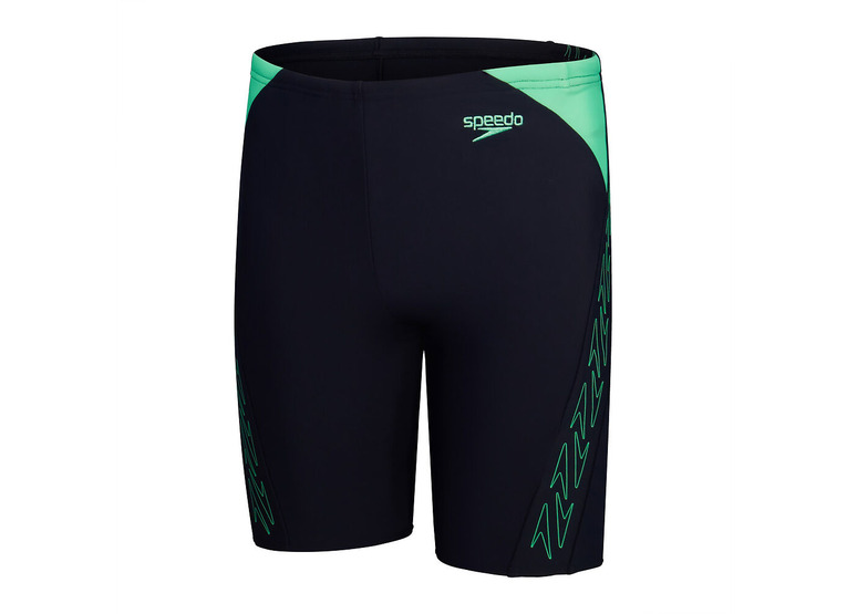 Speedo ECO Hyperboom logo splice jammer navy/groen