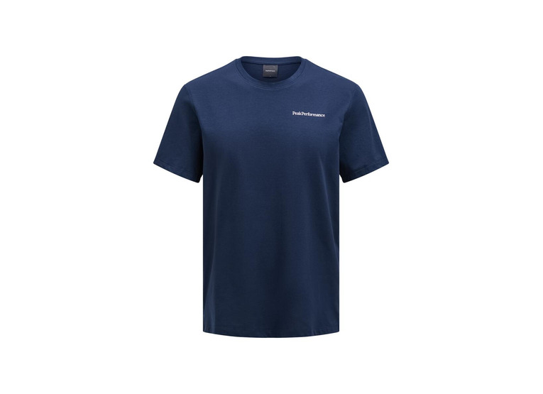 Peak Performance Explore logo T-shirt blue shadow heren