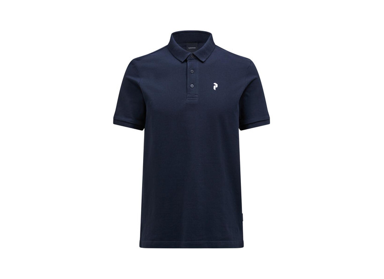 Peak Performance classic cotton polo salute blue heren